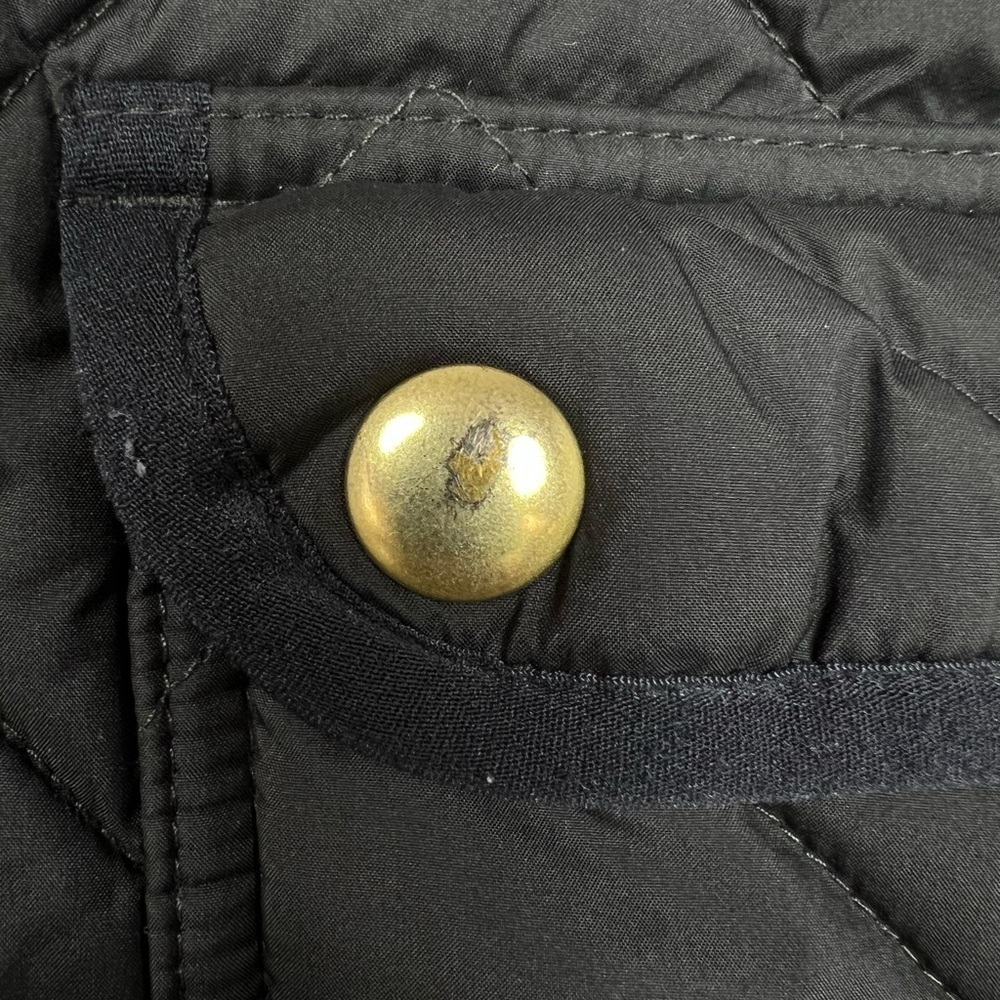 J.Crew Excursion Women's Quilted Puffer Vest, Gingham Lined Gold Hardware Size S - Picture 7 of 9